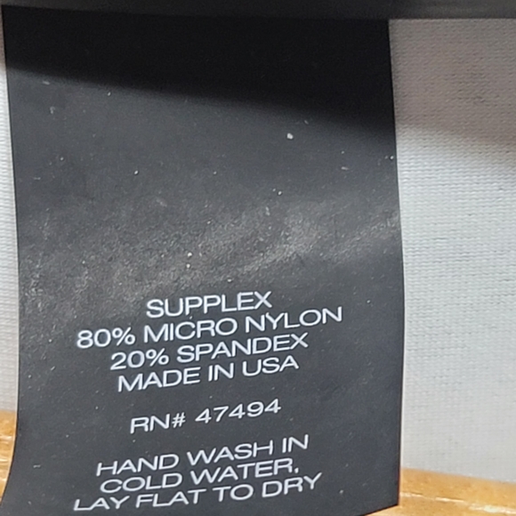 SWEATS by Norma Kamali black marble print supplex jacket sz SM see detai… - Picture 7 of 8